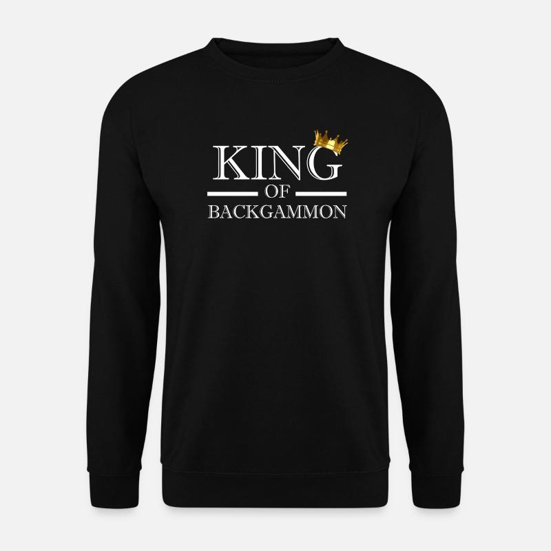 King Of Backgammon - Unisex Pullover - Schwarz
