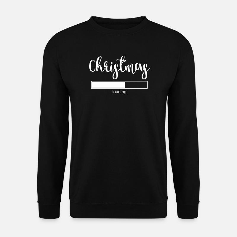 Christmas Loading - Unisex Pullover - Schwarz