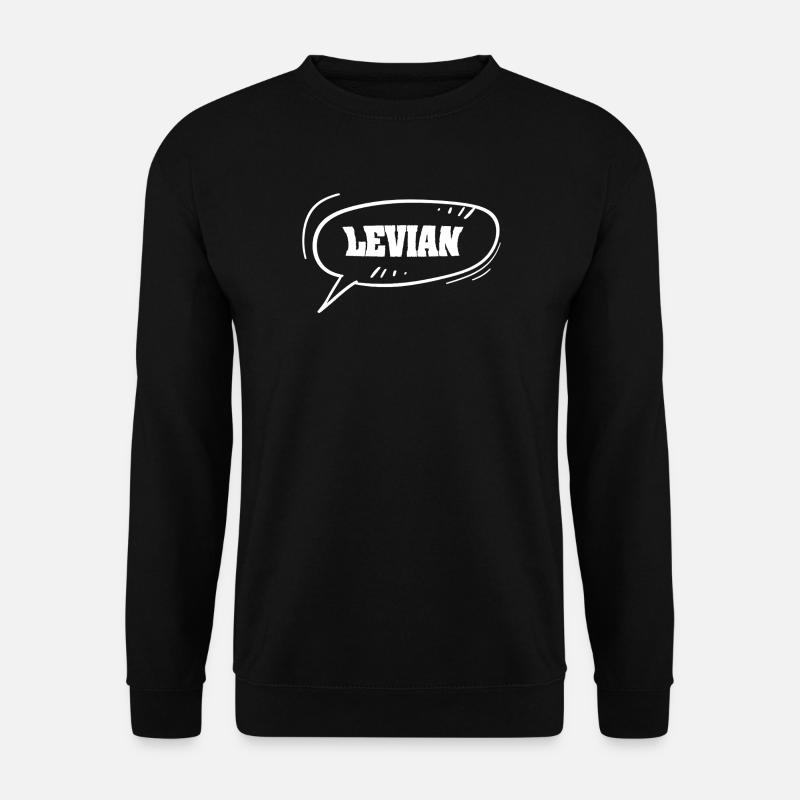 First name Levian - Unisex Sweatshirt - black