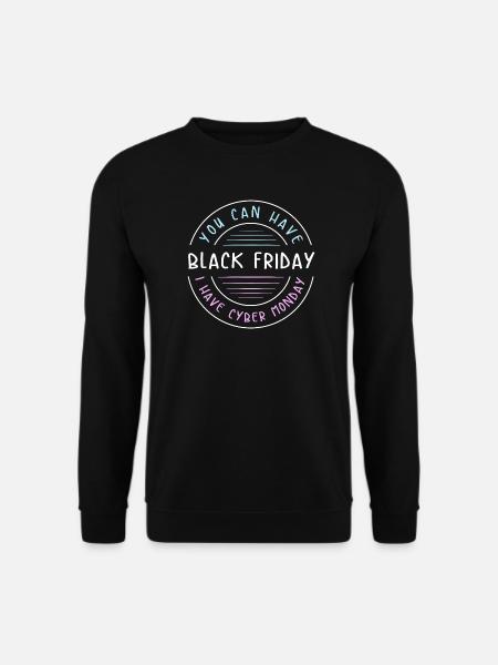 Cyber Monday shopping spree - Unisex Sweatshirt - black