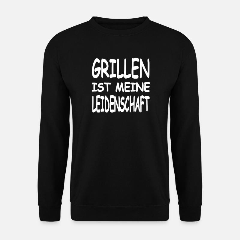 Grillen - Unisex Pullover - Schwarz
