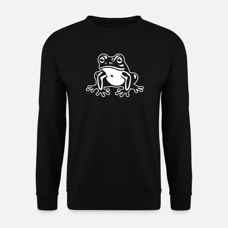 Frosch Tier - Unisex Pullover - Schwarz