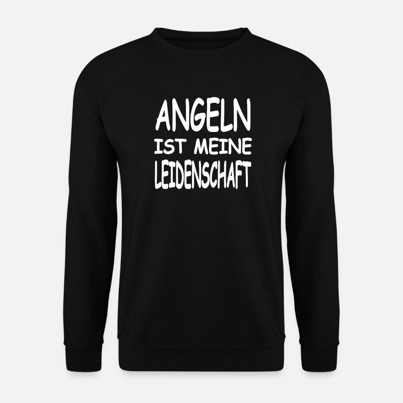 Angeln - Unisex Pullover - Schwarz