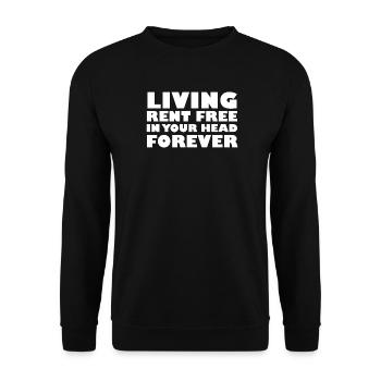 KOSTENLOS MIETEN - Unisex Pullover - Schwarz - Vorne - Alina (178cm) & Michal (187cm)