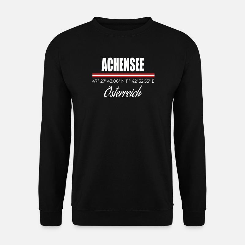 Achensee - Unisex Pullover - Schwarz