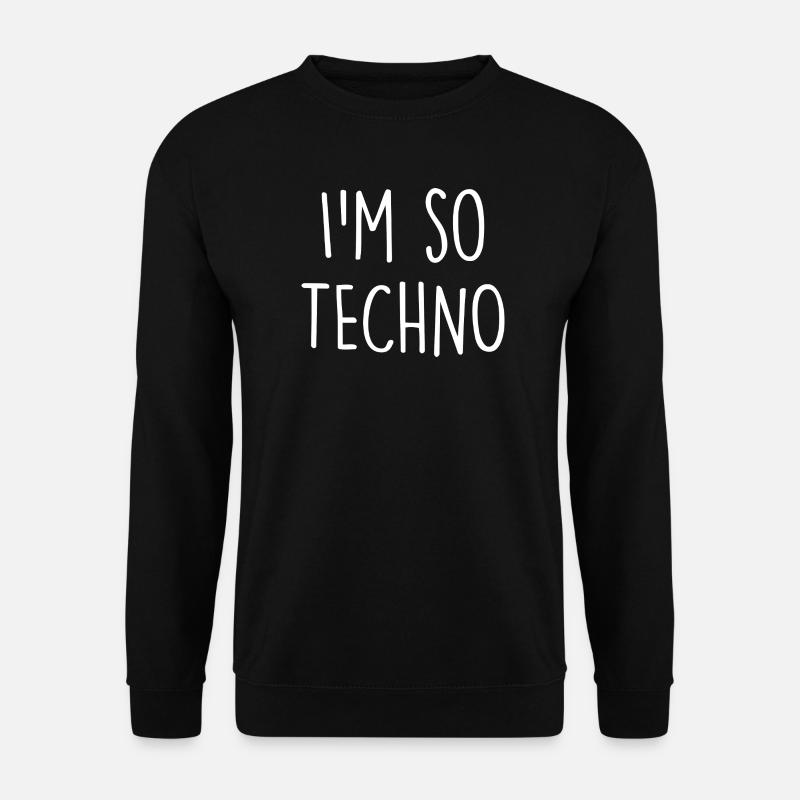 Techno - Unisex Sweatshirt - black