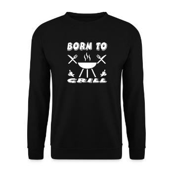 Griller - Sweat-shirt Unisexe - noir - Devant - Alina (178cm) & Michal (187cm)