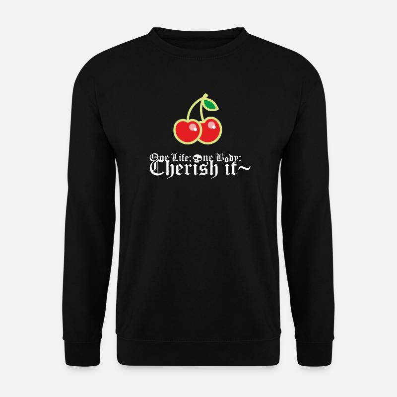 Cherry - Unisex Sweatshirt - black