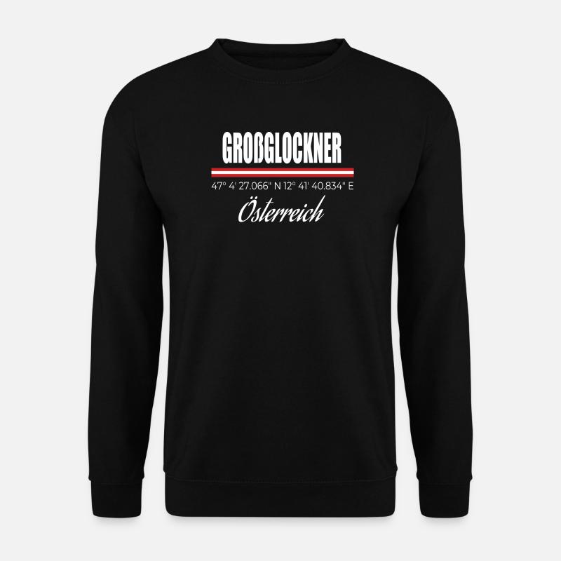 Großglockner - Unisex Pullover - Schwarz
