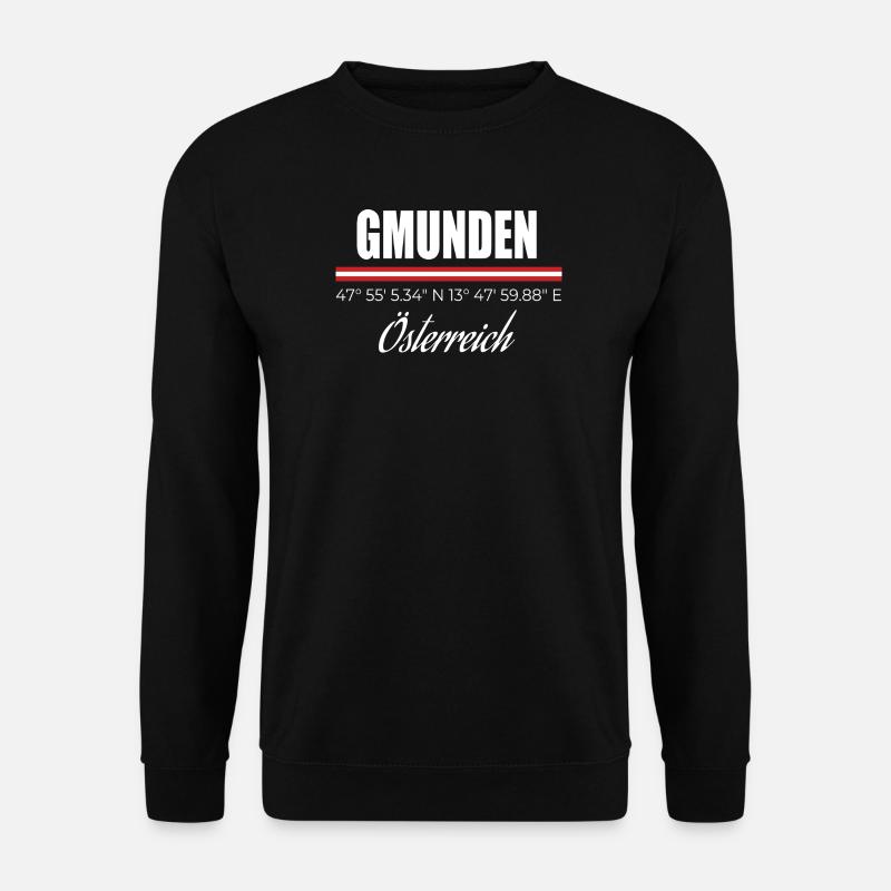 Gmunden - Unisex Pullover - Schwarz