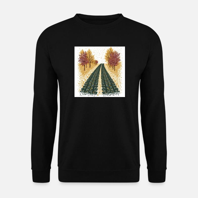 Polka Dot Tire Tracks - Unisex Sweatshirt - black