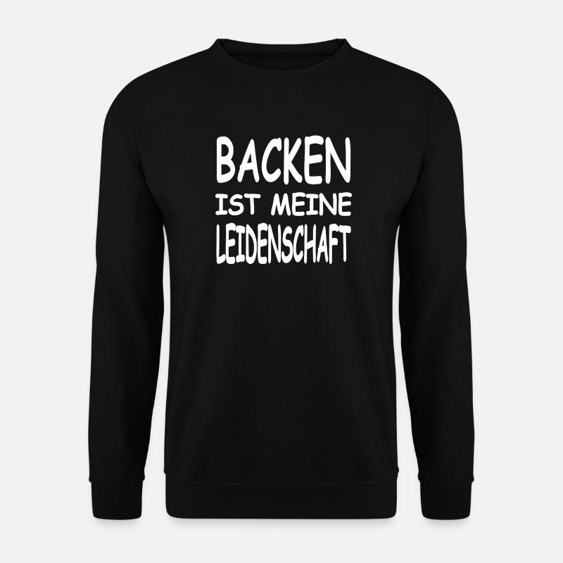 Backen - Unisex Pullover - Schwarz