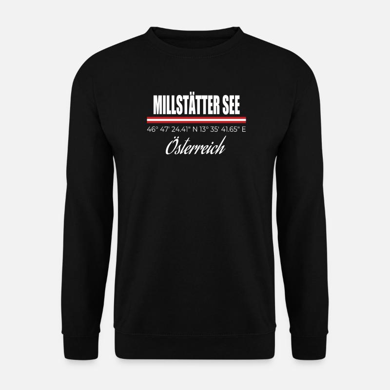 Millstätter See - Unisex Pullover - Schwarz