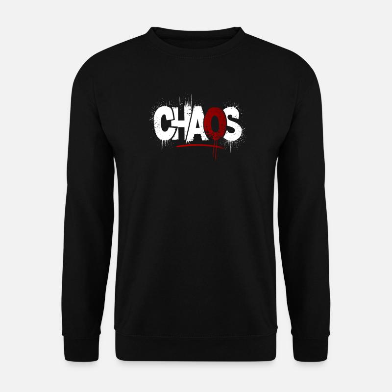 Symbolisme des éclaboussures de chaos - Sweat-shirt Unisexe - noir