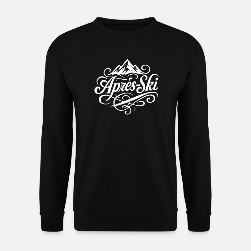 Apres Ski Berge - Unisex Pullover - Schwarz