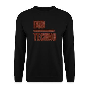 Dub Techno Mesh Neon - Unisex Sweatshirt - black - Front - Alina (178cm) & Michal (187cm)
