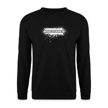 Argentina as a sun - Unisex Sweatshirt - black - Front - Alina (178cm) & Michal (187cm)