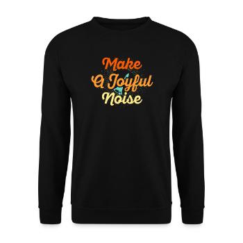Chorale Instrument de musique Cloche à main Chorale - Sweat-shirt Unisexe - noir - Devant - Alina (178cm) & Michal (187cm)