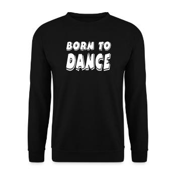 Dance - Unisex Sweatshirt - black - Front - Alina (178cm) & Michal (187cm)