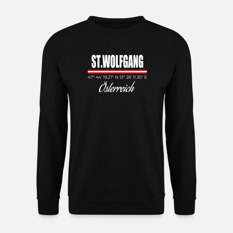 St. Wolfgang - Unisex Pullover - Schwarz