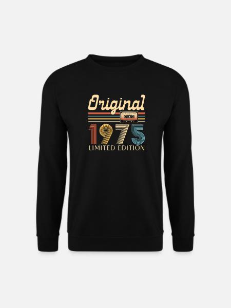 50. Geburtstag 50 Jahre Original 1975 - Unisex Pullover - Schwarz