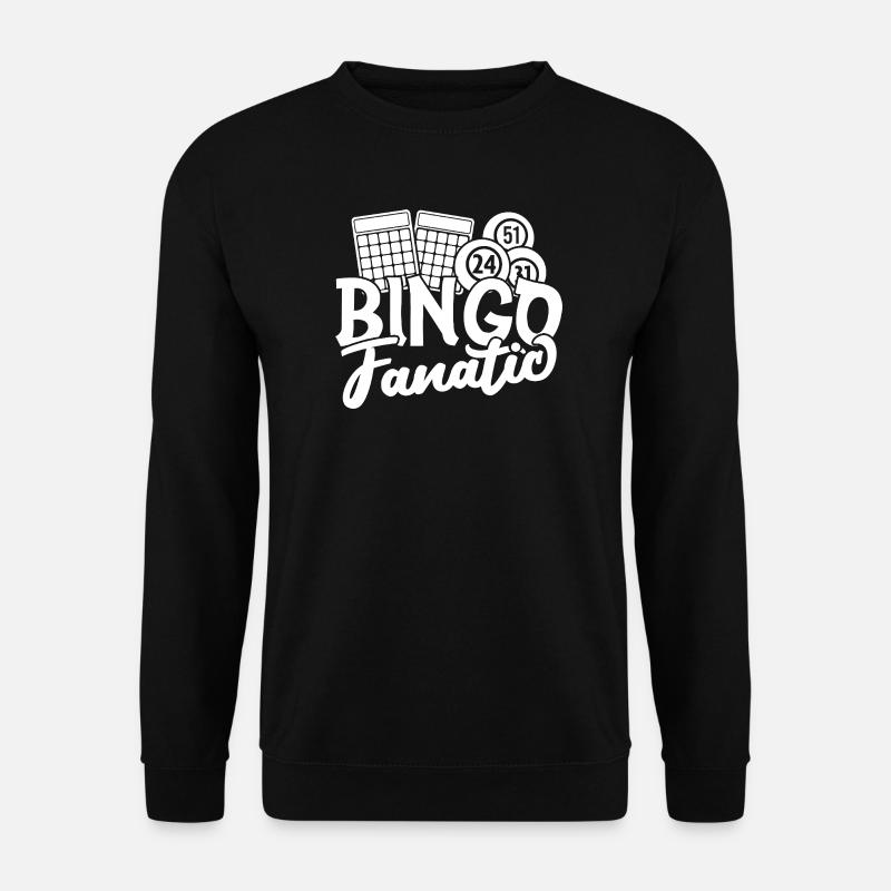 Bingo Player Fanatic Bingo - Unisex Sweatshirt - black