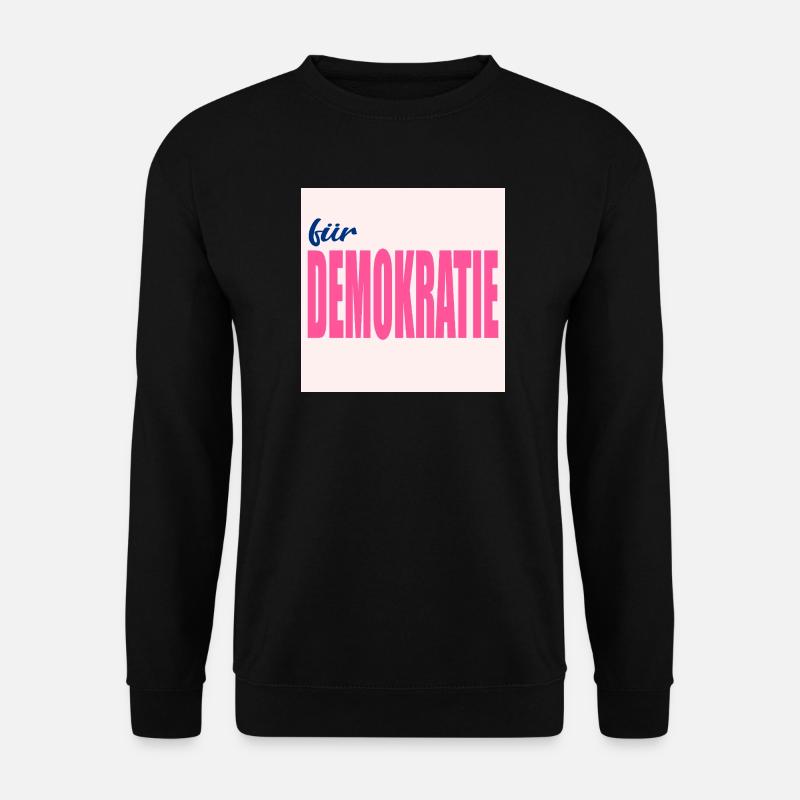 VALUES FOR DEMOCRACY - Unisex Sweatshirt - black