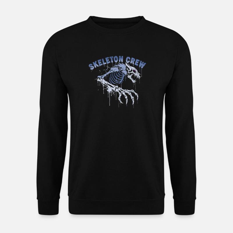 Skeleton Werewolf Graffiti - Unisex Sweatshirt - black