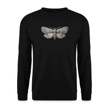 Millésime des papillons de nuit - Sweat-shirt Unisexe - noir - Devant - Alina (178cm) & Michal (187cm)