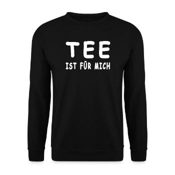 Tee - Unisex Pullover - Schwarz - Vorne - Alina (178cm) & Michal (187cm)