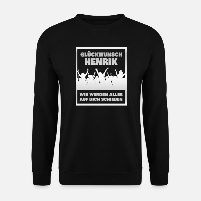 Henrik - Unisex Pullover - Schwarz