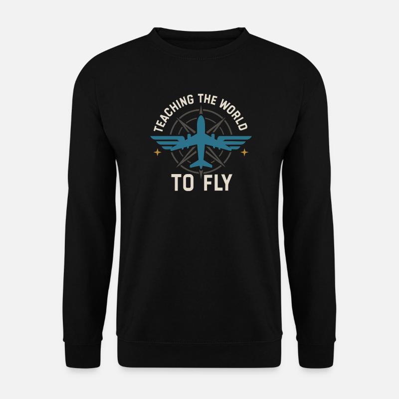 Fluglehrer Cfi Pilot Luftfahrtlehrer - Unisex Pullover - Schwarz
