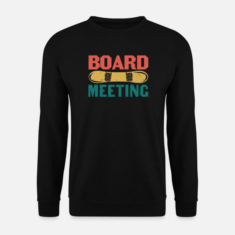 Conseil d’administration Snowboard - Sweat-shirt Unisexe - noir