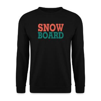 Planche à neige - Sweat-shirt Unisexe - noir - Devant - Alina (178cm) & Michal (187cm)
