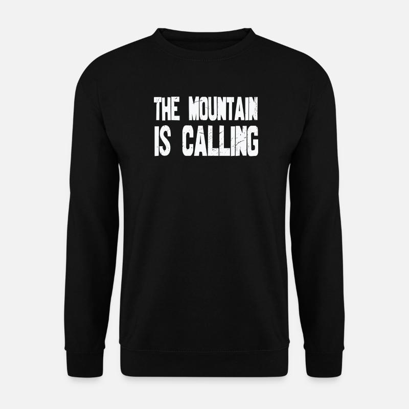 The Mountain is calling - Unisex Sweatshirt - black