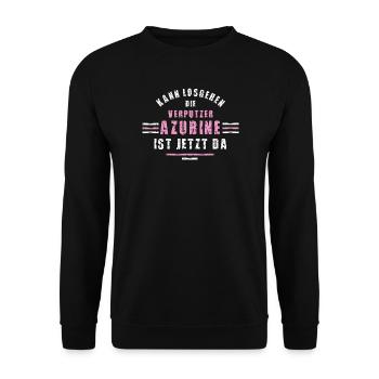 Plâtrier Formation des stagiaires Apprentissage Plâtrier - Sweat-shirt Unisexe - noir - Devant - Alina (178cm) & Michal (187cm)