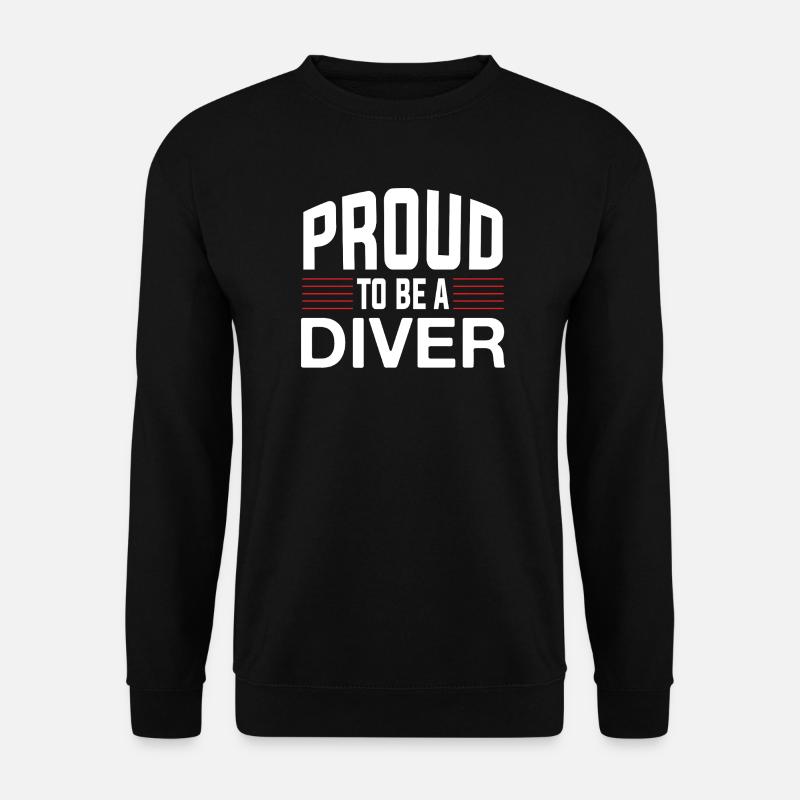 Proud Diver - Unisex Pullover - Schwarz