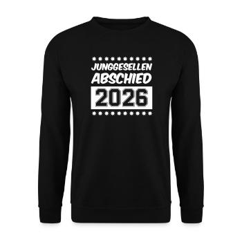 Hen Party 2026 - Unisex Sweatshirt - black - Front - Alina (178cm) & Michal (187cm)