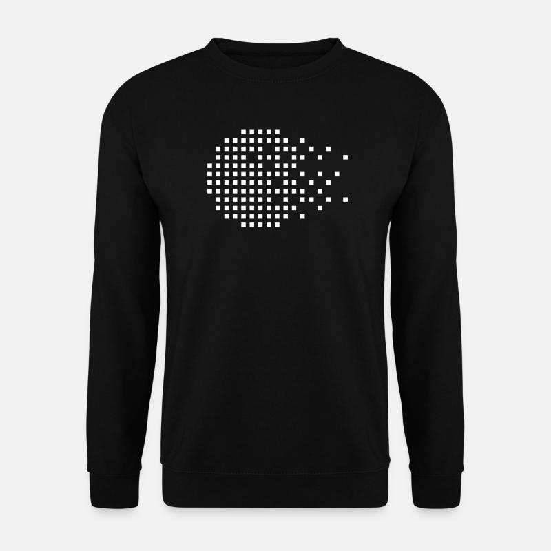 Pixel Mosaic Grid - Unisex Sweatshirt - black