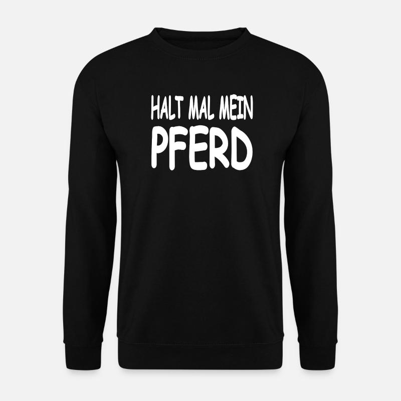 Pferde - Unisex Pullover - Schwarz
