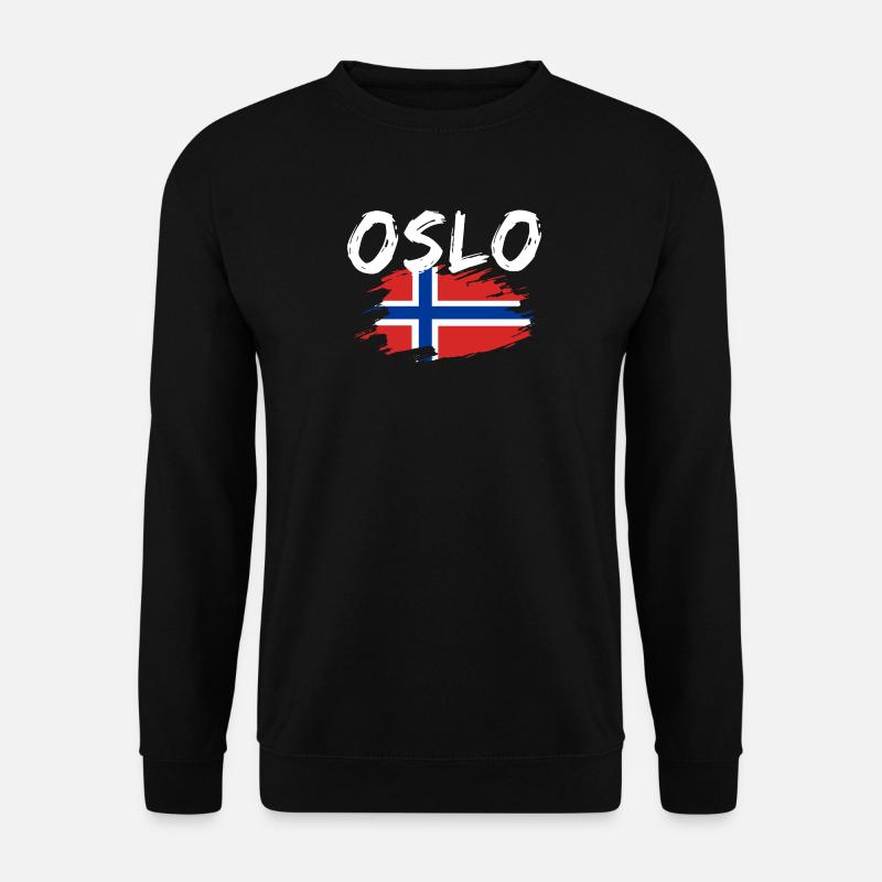 Oslo, Norway - Unisex Sweatshirt - black