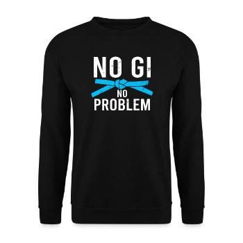 MMA BJJ jiu jitsu Vintage Brazilian Jiu Jitsu  - Unisex Pullover - Schwarz - Vorne - Alina (178cm) & Michal (187cm)