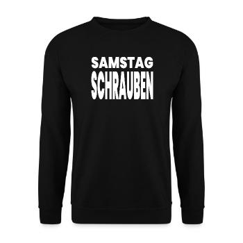 Autos - Unisex Pullover - Schwarz - Vorne - Alina (178cm) & Michal (187cm)