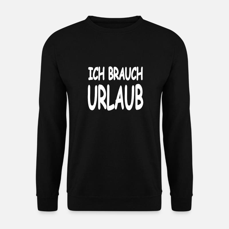Urlaub - Unisex Pullover - Schwarz