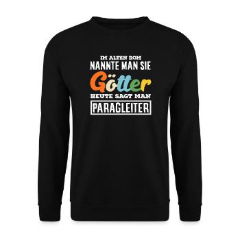 Aventure en parapente Les dieux du parapente - Sweat-shirt Unisexe - noir - Devant - Alina (178cm) & Michal (187cm)