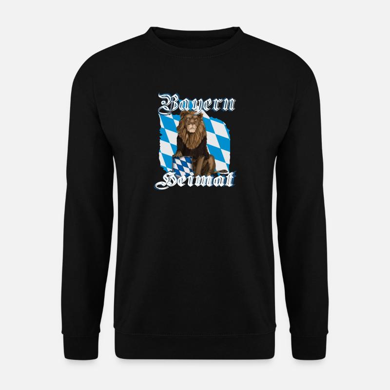 Bayern Heimat Löwe - Unisex Pullover - Schwarz