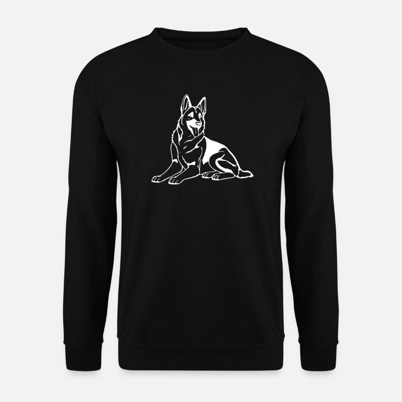 Schäferhund Hunde T-shirt Geschenk - Unisex Pullover - Schwarz