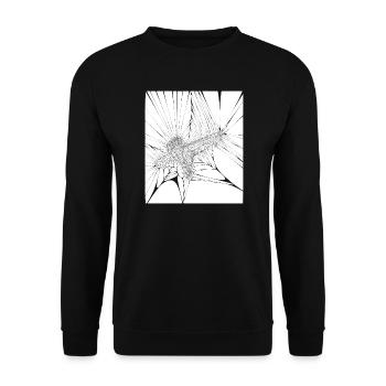 Revolt - Unisex Sweatshirt - black - Front - Alina (178cm) & Michal (187cm)