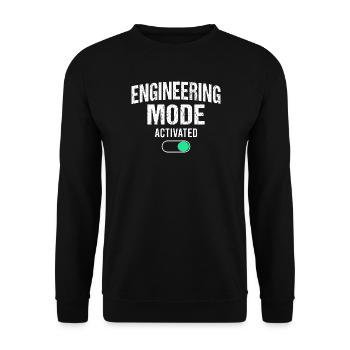 Génie mécanique Ingénieur mécanique - Sweat-shirt Unisexe - noir - Devant - Alina (178cm) & Michal (187cm)