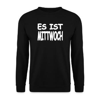 Mercredi - Sweat-shirt Unisexe - noir - Devant - Alina (178cm) & Michal (187cm)
